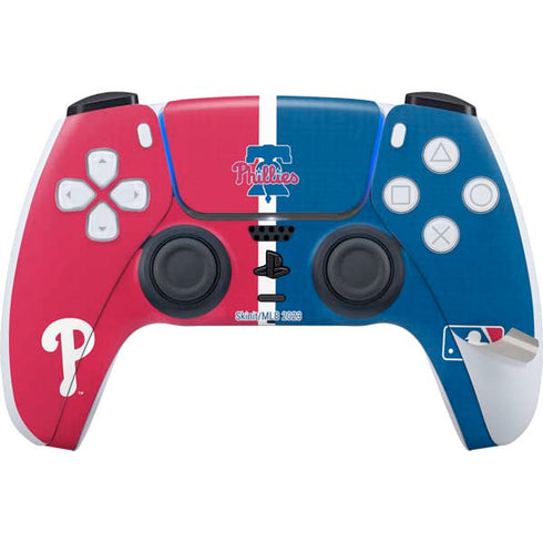 MLB Philadelphia Phillies Split PS5 Pro Disk Bundle  Skin